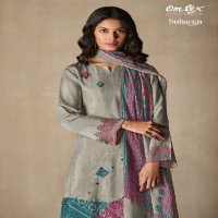 Omtex Suhagan Wholesale Muslin Jacquard With Hand Work Salwar Suits