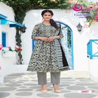 Devi Gulmohar Vol-2 Wholesale Alia Cut Kurtis With Pants And Dupatta
