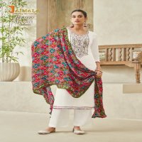 Jaimala Nigaar Vol-24 Wholesale Reyon Slub Embroidery And Diamond Work Dress Material
