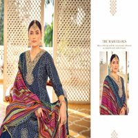 Vp Textile Zaveri Wholesale Pure Muslin Printed With Fancy Embroidery Dress Material