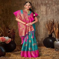 BUNAWAT VAHINI SILK ZARI WEAVING BANARASI SILK SARIS WHOLESALER