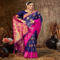 BUNAWAT VAHINI SILK ZARI WEAVING BANARASI SILK SARIS WHOLESALER