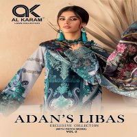 Al Karam Adans Libas Vol-2 Wholesale Soft Cotton With Patch Work Dress Material
