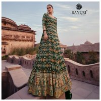 Sayuri Advira Wholesale Real Georgette Free Size Stitched Gowns Catalog