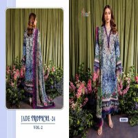 JADE TROPICAL 24 VOL 2 BY SHREE FAB AMAZING PAKISTANI SUITS SUPPLIER