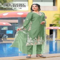 Halima Creation HC-142 Wholesale Luxury Pret Formal Wear Collection