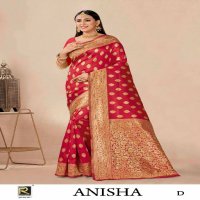 Ronisha Anisha Wholesale Banarasi Silk Ethnic Sarees