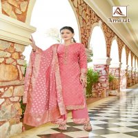 Alok Amrut Wholesale Pure Hand Weave Jacquard Dress Material