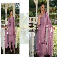 Lily And Lali Safina Wholesale Handwork On Chanderi Silk Kurti With Pant And Dupatta