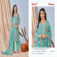 Bipson Kalaroop 2450 Wholesale Pure Cotton Schiffli Work Dress Material