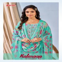 Bipson Kalaroop 2450 Wholesale Pure Cotton Schiffli Work Dress Material