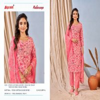 Bipson Kalaroop 2449 Wholesale Pure Cotton Schiffli Work Dress Material