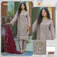 Fepic Crafted Needle CN-927 Wholesale Readymade Pakistani Suits