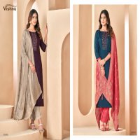Vishnu Gulnaaz Vol-2 Wholesale Pure Silk Butti Jacquard Dress Material