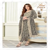 Miss World Zaara Vol-1 Wholesale Pure Slub Cotton With Embroidery Work Dress Material