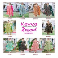 KAVYA ZEENAT VOL 10 BEAUTIFUL FULLSTITCH NAYRA CUT SALWAR KAMEEZ