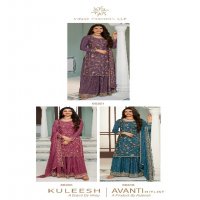 Vinay Kuleesh Avanti Hitlist Wholesale Multy Embroidered Chinon Festive Suits