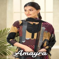 VP Textile Amayra Wholesale Pure Jaam Cotton With Hand Work And Tie Lace Dress Material