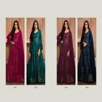 Fiona Inaayat Wholesale Heavy Georgette Gown With Dupatta