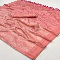 Rajtex Kyha Silk Wholesale Satin Self Handloom Weaving Silk Festive Sarees