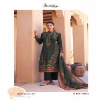 Hermitage Mehqada Wholesale Pure Viscose Satin With Embroidered Dress Material
