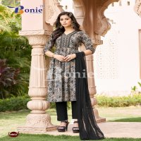 Bonie Kiara Vol-4 Wholesale Alia Cut Kurti With Pant And Dupatta