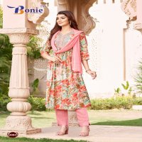 Bonie Kiara Vol-4 Wholesale Alia Cut Kurti With Pant And Dupatta