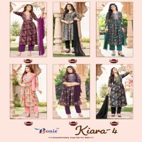 Bonie Kiara Vol-4 Wholesale Alia Cut Kurti With Pant And Dupatta