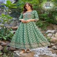 BLUE HILLS ENCOUNTER VOL 10 READYMADE ANARKALI LONG GOWN IN BIG SIZES