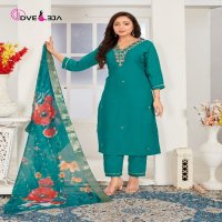 Dveeja Manya Wholesale Roman Silk Readymade Salwar Suits Combo