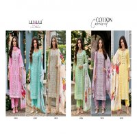 Lily And Lali Cotton Carnival Wholesale Bored Schiffli Work And Hand Work 3 Piece Suits