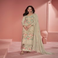 Aashirwad Gulkand Mehroon Wholesale Organza Simar Silk Free Size Salwar Suits