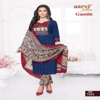 Aarvi Gamthi Vol-4 Wholesale Ready Made Tops With Pant And Dupatta
