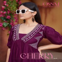 OSSM Cherry Vol-4 Wholesale Short Embroidered Tops
