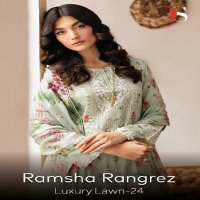 Deepsy Ramsha Rangrez Luxury Lawn-24 Wholesale Pakistani Concept Suits