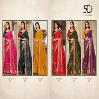 5D Designer Ranisa Wholesale Soft Silk Panel Print Ethnic Sarees