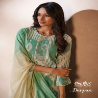 Omtex Darpan Wholesale Linen Cotton With Handwork Salwar Suits