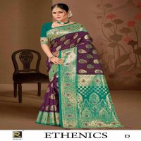 Ronisha Ethenics Wholesale Banarasi Silk Ethnic Sarees