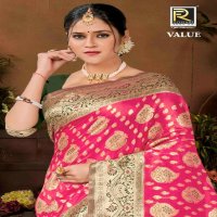 Ronisha Value Wholesale Banarasi Silk Ethnic Sarees