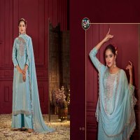 Fourdots Rahi Wholesale Pure Organza With Heavy Work Dress Material