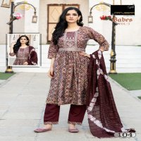 Manjeera Babes Vol-3 Wholesale Modal Print Work With Belt 3 Piece Salwar Suits