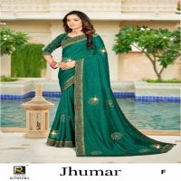 Ronisha Jhumar Wholesale Vichitra Silk Fabrics Indian Sarees
