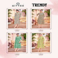 MITTOO TRENDY READYMADE BEAUTIFUL RAYON LONG DRESS