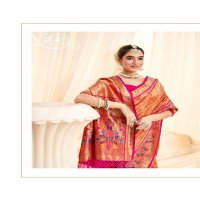 Rajpath Lavnya Silk Wholesale Pure Paithani Silk With Zari Border Sarees
