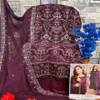 ZAHA GULAAL VOL 3 10260-10262 PAKISTANI EMBROIDERY WORK BRAND NEW COLLECTION UNSTITCH SUIT
