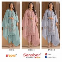 Fepic Sanober SR-3012 Wholesale Readymade Pakistani Concept Suits