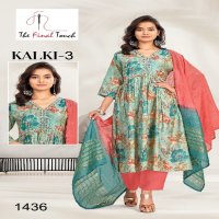 The Final Touch Kalki Vol-3 Wholesale Alia Cut Kurtis With Pant And Dupatta