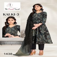 The Final Touch Kalki Vol-3 Wholesale Alia Cut Kurtis With Pant And Dupatta