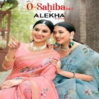 Alekha O-Sahiba Vol-3 Wholesale Ethnic Sarees