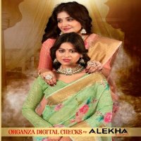 Alekha Organza Digital Checks Vol-1 Wholesale Ethnic Sarees